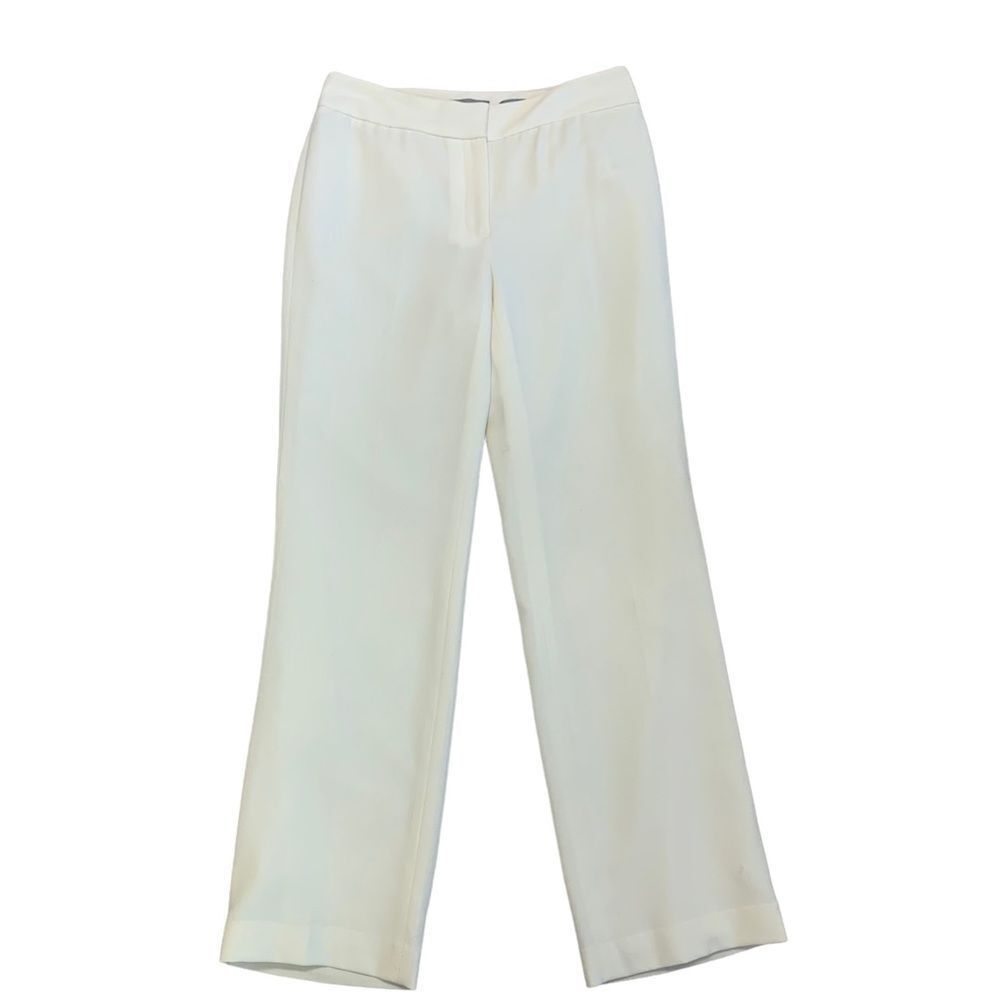LIZ Claiborne cream Audra trouser pants Sz 6